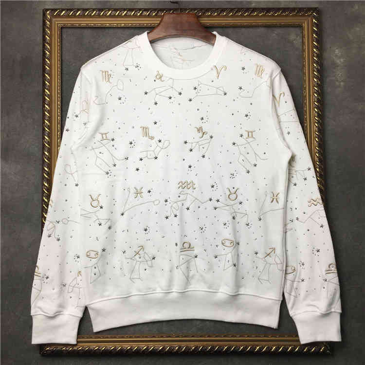 Men's Hoodies & Sweatshirts 2021 Spring female/male high quality cotton embroidered fashion casual male diamonds hoodie tops c518, Black
Men's Hoodies & Sweatshirts 2021 Spring female/male high quality cotton embroidered fashion casual male diamonds hoodie tops c518, Black