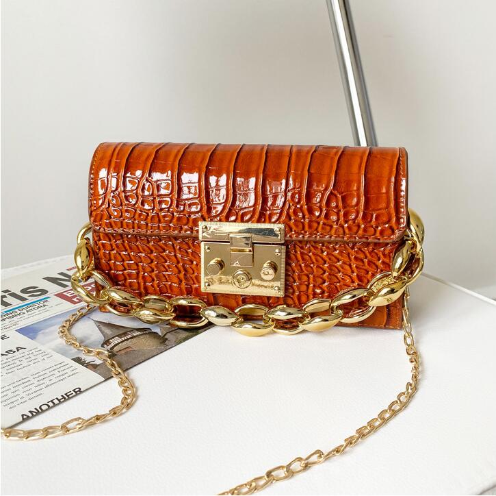 Factory wholesale women handbag Joker solid color chain bag street trend Alligator storage wallet fashion embossed leather clutch wallets, Orange(boutique box)
Factory wholesale women handbag Joker solid color chain bag street trend Alligator storage wallet fashion embossed leather clutch wallets, Orange(boutique box)