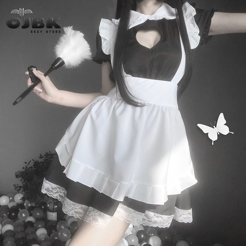OJBK New Sexy Sweet Lolita Dress Japanese Maid Costume Anime Cosplay Kawaii Coffee Bar Uniform Halloween Outfit For Women New, Red
OJBK New Sexy Sweet Lolita Dress Japanese Maid Costume Anime Cosplay Kawaii Coffee Bar Uniform Halloween Outfit For Women New, Red