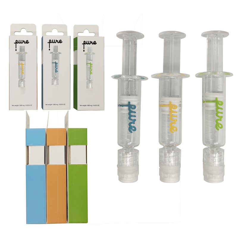 Pure Syringe 1.0ml Luer Lock Glass Syringes with Measurement Mark Oil Filling Tools for Vape Pen Cartridges 3 strains Packing box
Pure Syringe 1.0ml Luer Lock Glass Syringes with Measurement Mark Oil Filling Tools for Vape Pen Cartridges 3 strains Packing box