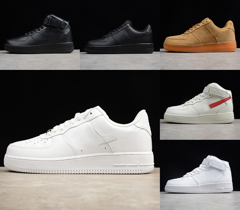 Top Quality 2021 FORCES Men Low casual shoes One Unisex 1 Knit Euro Air High Women All White Black Red Wheat color Leather Trainer Sneaker US 5.5-12
Top Quality 2021 FORCES Men Low casual shoes One Unisex 1 Knit Euro Air High Women All White Black Red Wheat color Leather Trainer Sneaker US 5.5-12