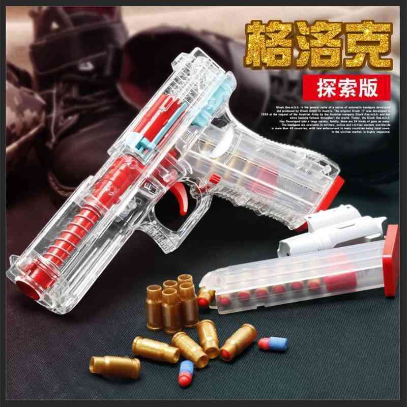 throwing soft bullet shell gun eating chicken model manual ammunition simulation pistol transparent net red toy boy
throwing soft bullet shell gun eating chicken model manual ammunition simulation pistol transparent net red toy boy