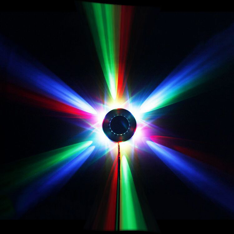 5W 48LEDs LED Laser Lighting RGB Auto Color Changing Rotating Sunflower UFO Stage Light Bar Disco Party DJ Club Music Lights