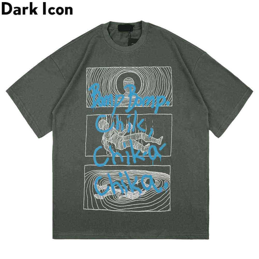 Men's Printed Scrawled Oversized T-shirt Round Neck Men TShirts Summer Tee Shirts 2 Colors 210603, Grey
Men's Printed Scrawled Oversized T-shirt Round Neck Men TShirts Summer Tee Shirts 2 Colors 210603, Grey