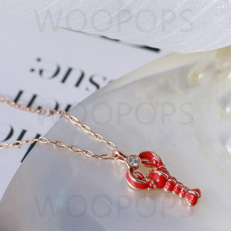 Necklace For Men 40CM American Jewerly Red Color Granchio Pendant Cute Rose Gold With Boys Necklaces
Necklace For Men 40CM American Jewerly Red Color Granchio Pendant Cute Rose Gold With Boys Necklaces