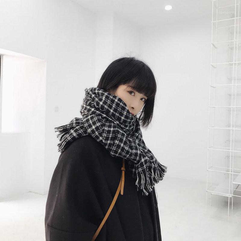 Scarves Cashmere Scarf Winter Women's Korean Style Versatile Couple Dual-purpose Plaid Long Shawl For Girls
Scarves Cashmere Scarf Winter Women's Korean Style Versatile Couple Dual-purpose Plaid Long Shawl For Girls