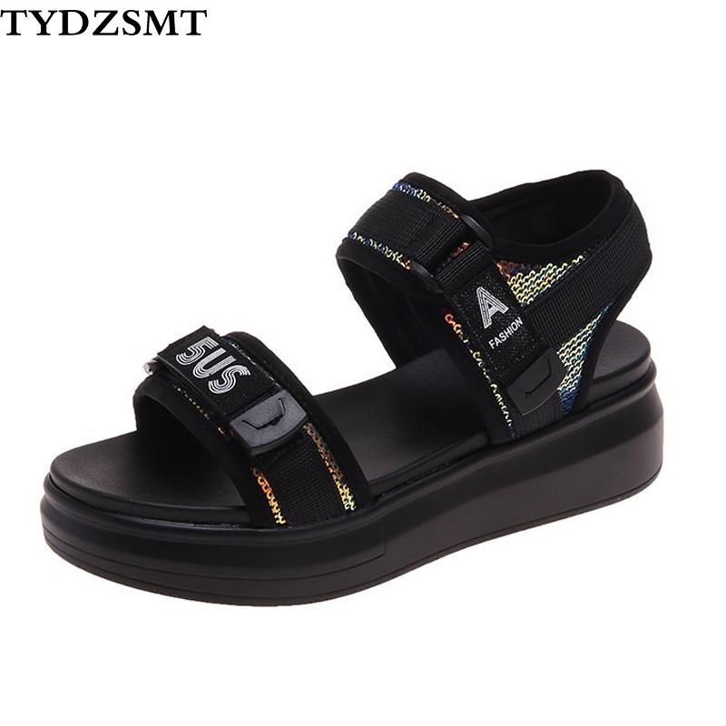 Sandals Women 2021 Symphong PU Leather Colorful Bling Summer Beach Casual Shoes For Woman Chunky Wedges Ladies, Black
Sandals Women 2021 Symphong PU Leather Colorful Bling Summer Beach Casual Shoes For Woman Chunky Wedges Ladies, Black