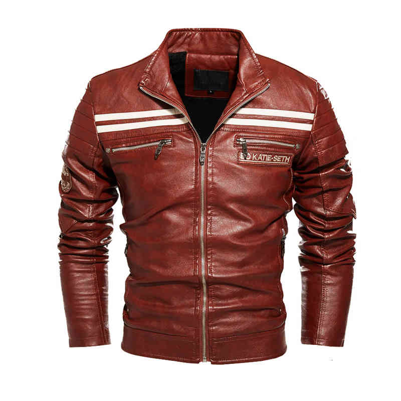 Men's Leather & Faux Winter thicken leather jackets from motorcyclist motorcycle casual outwear male plutonium bomber stripe
Men's Leather & Faux Winter thicken leather jackets from motorcyclist motorcycle casual outwear male plutonium bomber stripe