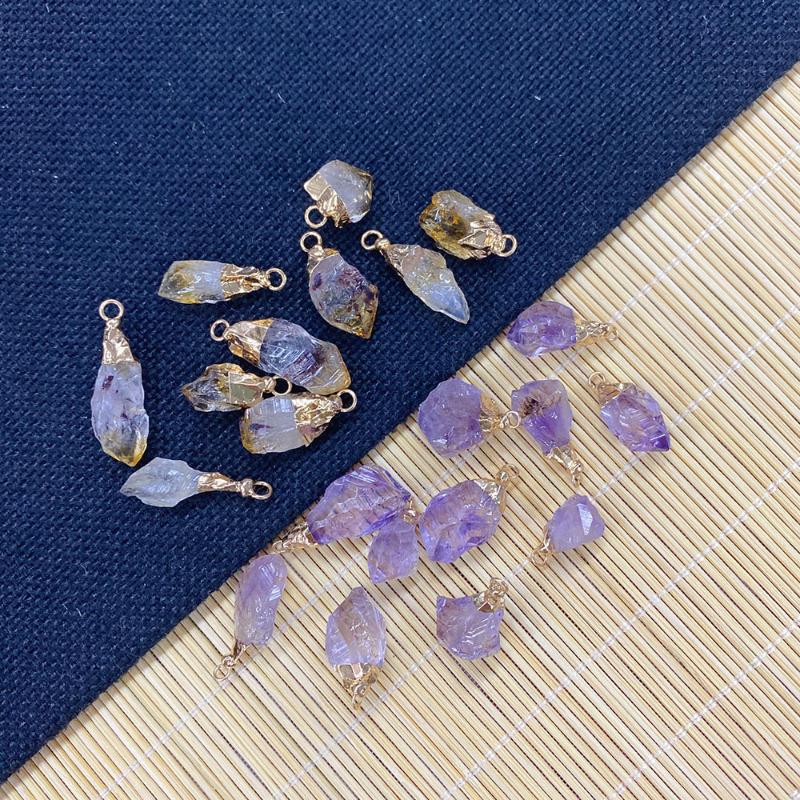 Charms 1pcs Natural Stone Irregular Crystal Pendant Fashion Small Used In IDY Jewelry Making Necklace Bracelet Size7x15-15x30mm
Charms 1pcs Natural Stone Irregular Crystal Pendant Fashion Small Used In IDY Jewelry Making Necklace Bracelet Size7x15-15x30mm