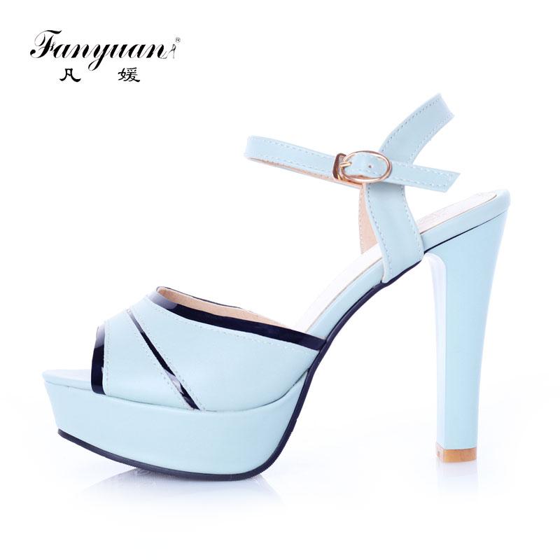 Fanyuan Fashion Buckle Strap Ankle Sandals Casual Mixed Colors High Heels Women Shoes Platform Summer, Black
Fanyuan Fashion Buckle Strap Ankle Sandals Casual Mixed Colors High Heels Women Shoes Platform Summer, Black