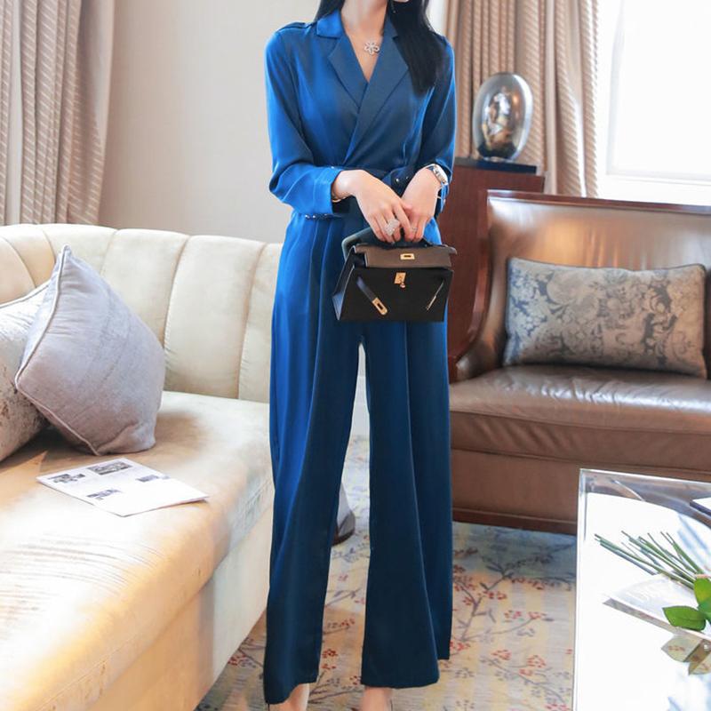 Women's Jumpsuits & Rompers Solid High Waist Suit Jumpsuit With Belt Female Office Lady Turn-Down Collar Wide Leg Elegant Fashion Womens Clo, Red
Women's Jumpsuits & Rompers Solid High Waist Suit Jumpsuit With Belt Female Office Lady Turn-Down Collar Wide Leg Elegant Fashion Womens Clo, Red