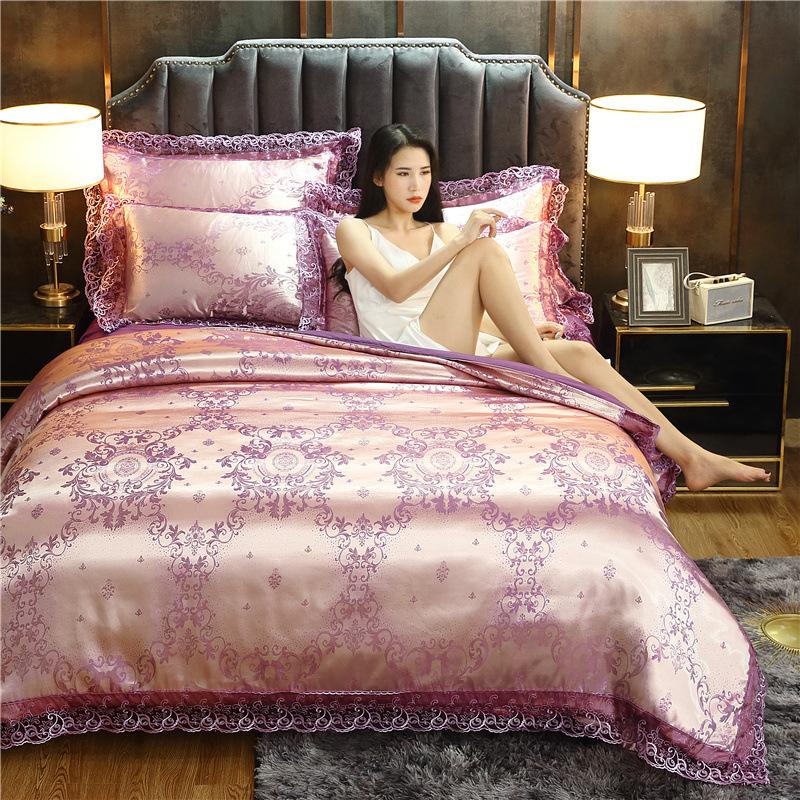 Style 2 Or 3pcs European Soft Duvet Cover Sets 1 Quilt + 1/2 Pillowcases Single Twin Full Queen King Bedding