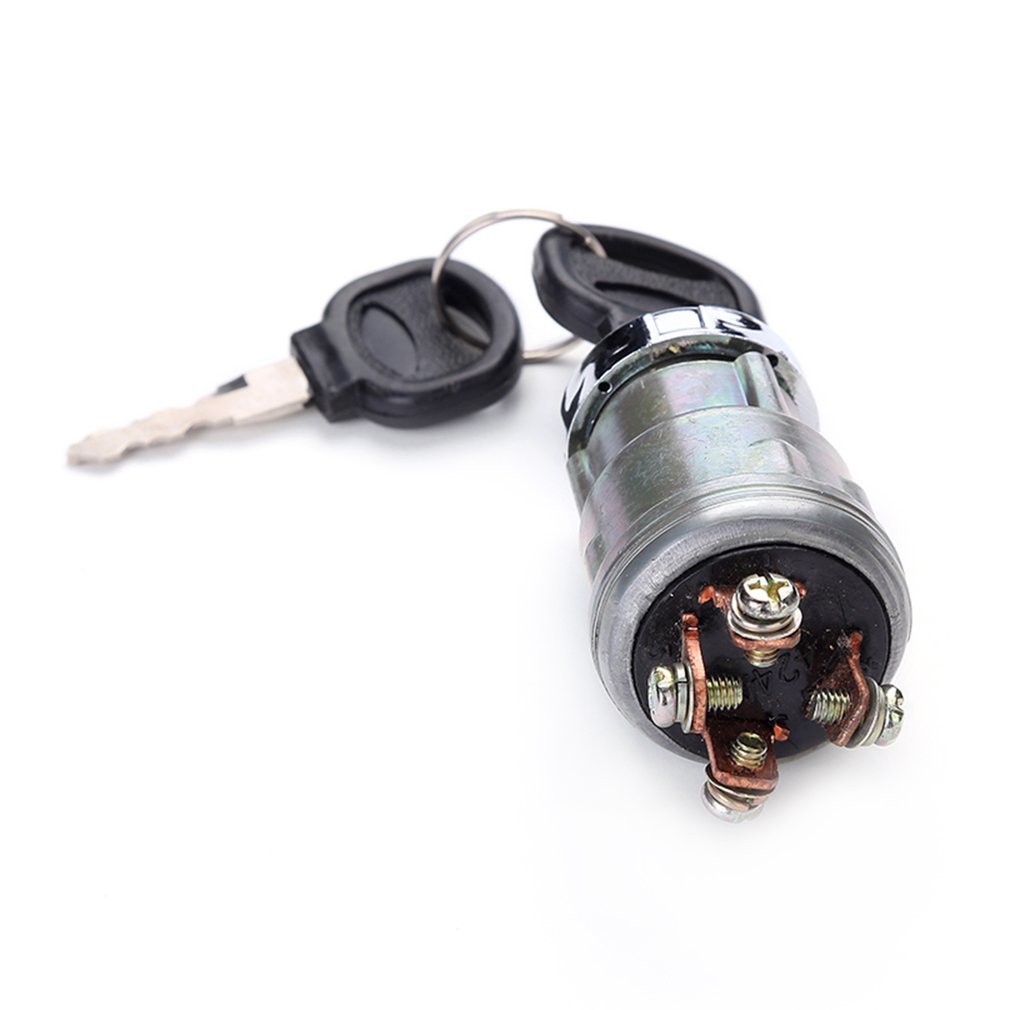 Universal Car Boat 12V 4 Position Ignition Starter Switch With 2 Keys For Petrol Engine Farm Machines Harvesting Machines Delivers