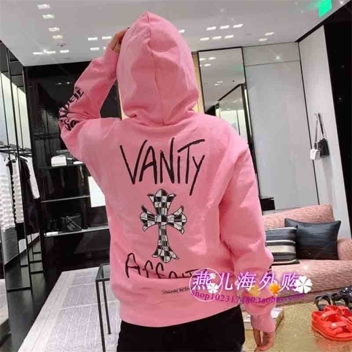 graffiti crosin pink cross hearts Chrome print sweater star's same Hoodie SLUX, Black
graffiti crosin pink cross hearts Chrome print sweater star's same Hoodie SLUX, Black