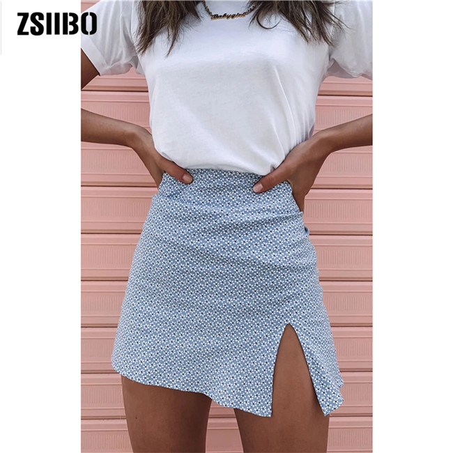 Summer Woman Skirts Sexy Floral Fit Ladies Mini Women Split Shorts high waist Elegant women's skirt, Blue
Summer Woman Skirts Sexy Floral Fit Ladies Mini Women Split Shorts high waist Elegant women's skirt, Blue
