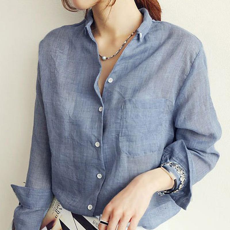 Women's Blouses & Shirts 2022 White Shirt Women Casual Long Sleeve Femme Thin Through Korean Blouse Woman Clothes Roupas Vintage Tops WL516
Women's Blouses & Shirts 2022 White Shirt Women Casual Long Sleeve Femme Thin Through Korean Blouse Woman Clothes Roupas Vintage Tops WL516