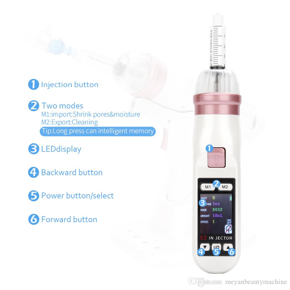 Hydrolifting Gun Korea Mesotherapy EZ Negative Pressure Meso Gun Mesotherapy Hydrolifting Water Injector Beauty Device
