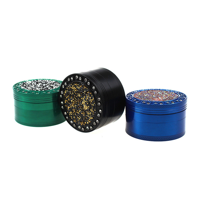 Aluminum Alloy 6 styles Herb Smoking Grinders Dia. 63mm 4 Layers Sharp Teeth Multiple Color Tobacco Portable Grinder
Aluminum Alloy 6 styles Herb Smoking Grinders Dia. 63mm 4 Layers Sharp Teeth Multiple Color Tobacco Portable Grinder