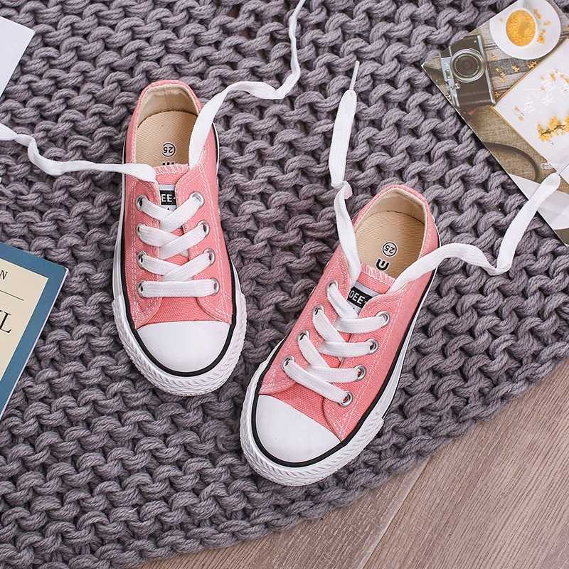 Children's Shoes Canvas Baby Girls Boys Sports Non-slip Rubber Sole Toddler Girl Sneakers Kids Y241030