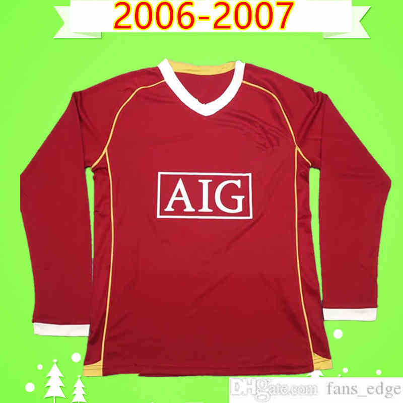 Manchester 2006 2007 Retro soccer jersey long sleeve 06 07 full sleeve football shirt top uniform classic commemorate Collection RONALDO ROONEY GIGGS, 2006-2007 long sleeve
Manchester 2006 2007 Retro soccer jersey long sleeve 06 07 full sleeve football shirt top uniform classic commemorate Collection RONALDO ROONEY GIGGS, 2006-2007 long sleeve