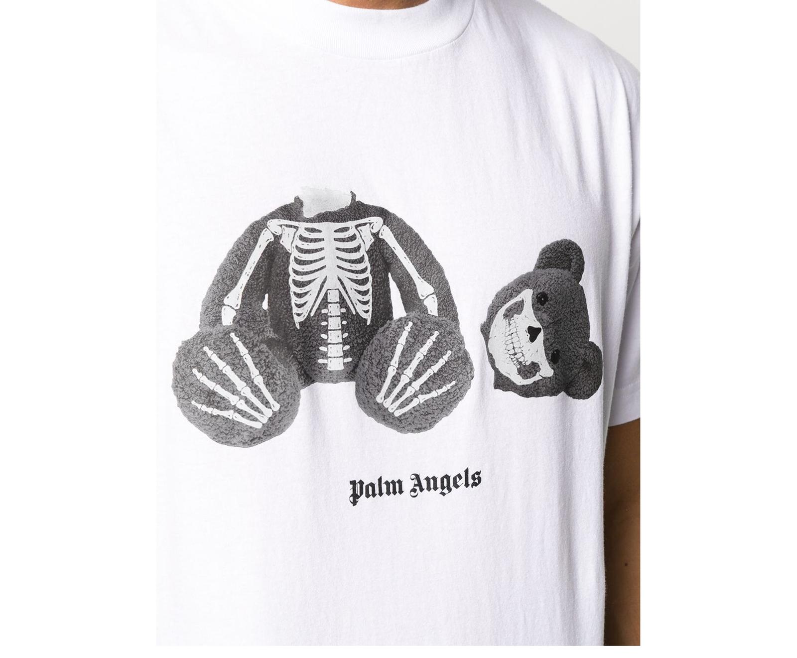 PA Angel Pa030 palm skull broken head white men's and women's loose cotton short sleeve T-shirt, White;black
PA Angel Pa030 palm skull broken head white men's and women's loose cotton short sleeve T-shirt, White;black