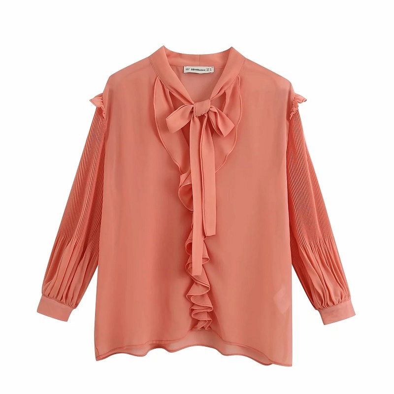 Women Sexy See Through Ruffles Chiffon Blouses Vintage Fashion Bow Tie Collar Long Sleeve Shirts Elegant Ladies Chic Tops 210520, Black
Women Sexy See Through Ruffles Chiffon Blouses Vintage Fashion Bow Tie Collar Long Sleeve Shirts Elegant Ladies Chic Tops 210520, Black