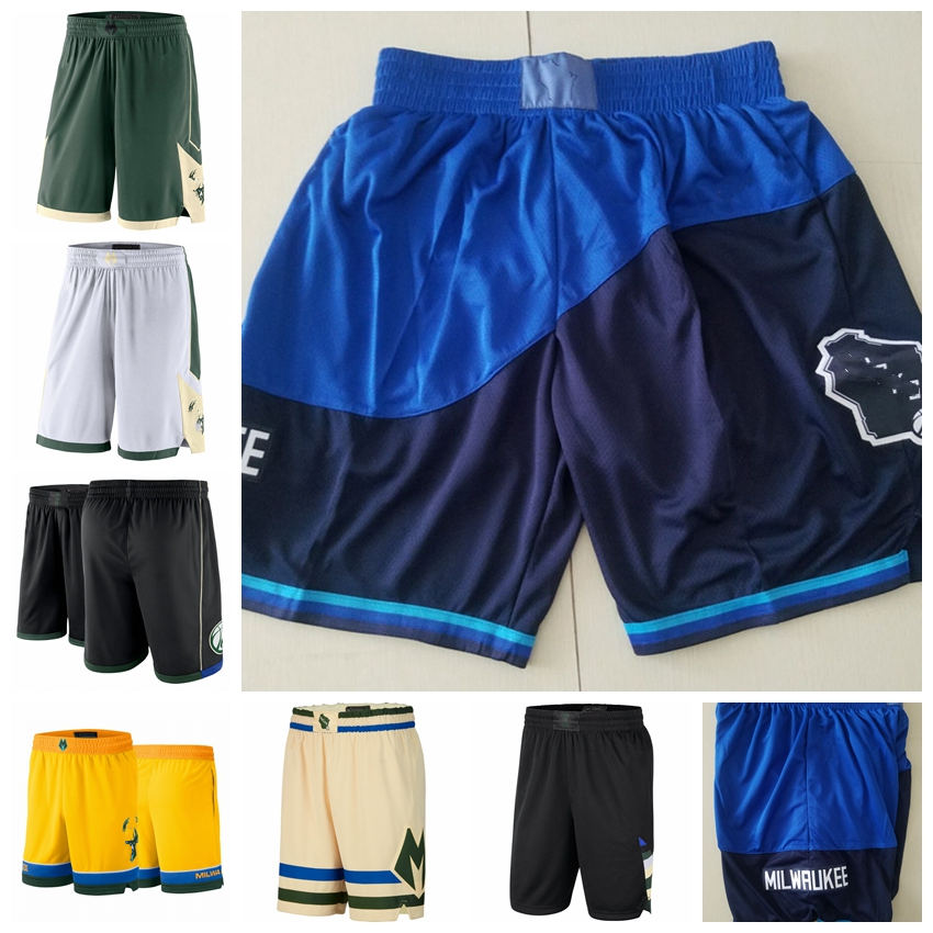 Milwaukee Bucks Basketball Shorts Giannis 34 Antetokounmpo 6 Bledsoe Short Men 2021 City Swingman Edition Pants White Black
Milwaukee Bucks Basketball Shorts Giannis 34 Antetokounmpo 6 Bledsoe Short Men 2021 City Swingman Edition Pants White Black