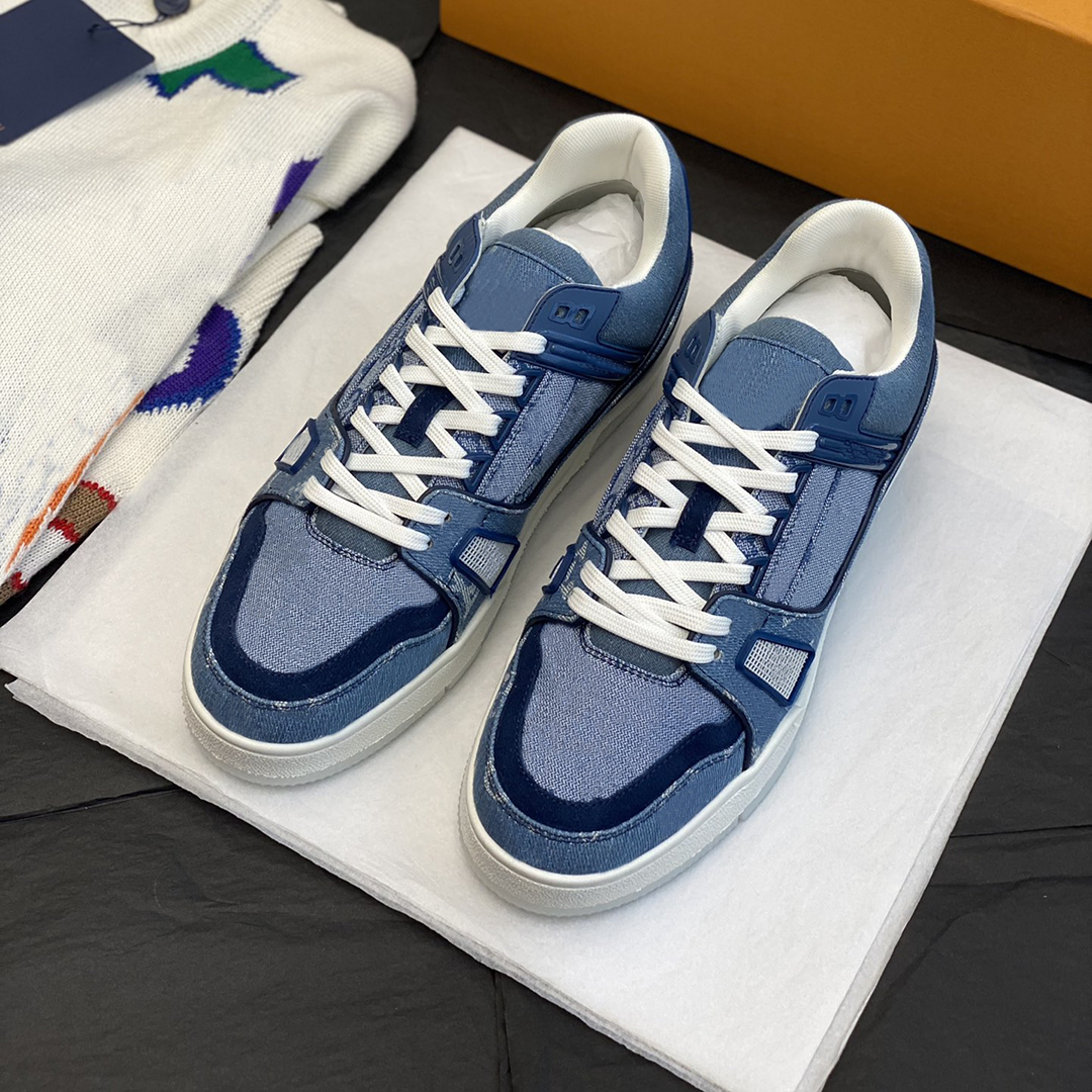 Casual Shoes Women Men Shoe Leather Fashion Sneakers with original Box Lace Up Comfort Pretty Designer Trainers for Daily Life, Sockers need to buy with shoes
Casual Shoes Women Men Shoe Leather Fashion Sneakers with original Box Lace Up Comfort Pretty Designer Trainers for Daily Life, Sockers need to buy with shoes