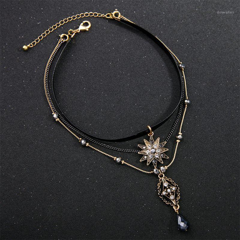 Multilayer Necklace, Vintage Star Choker Chain Leather Pendant Layer For Women Jewelry Chains
Multilayer Necklace, Vintage Star Choker Chain Leather Pendant Layer For Women Jewelry Chains