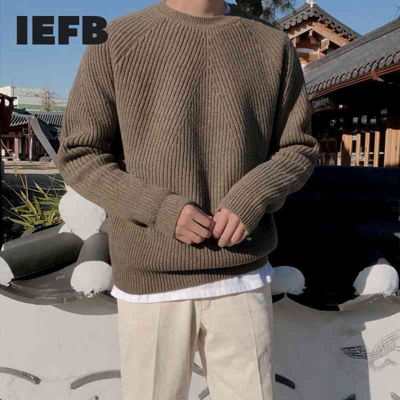 IEFB Korean vintage fashion sweater men's autumn winter thickened loose round collar trend Pullover kintwear casual tops 9Y4565 210524, Gray
IEFB Korean vintage fashion sweater men's autumn winter thickened loose round collar trend Pullover kintwear casual tops 9Y4565 210524, Gray