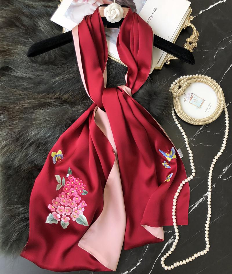 Scarves Real Silk Scarf Shawl Suzhou Embroidered Fashion Elegant Pashmina Wrap Gift Wife Mother Girlfriend Women 100%
Scarves Real Silk Scarf Shawl Suzhou Embroidered Fashion Elegant Pashmina Wrap Gift Wife Mother Girlfriend Women 100%