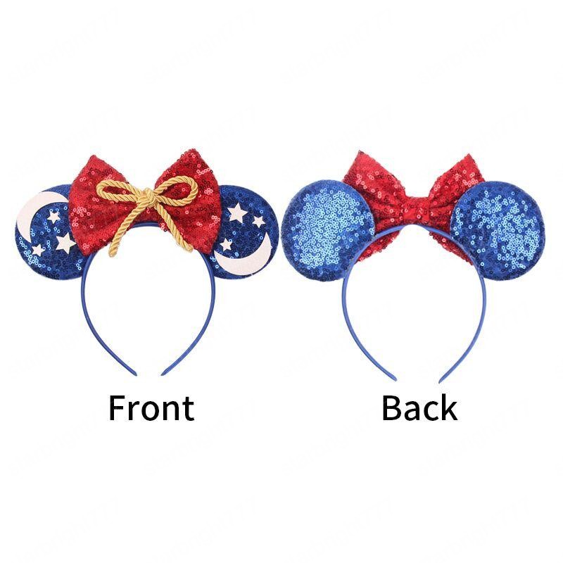 2021 Cute Baby Girls Party Hair Accessory Sequin mouse ear Kids Hair Sticks Fashion Children Cartoon Headbands