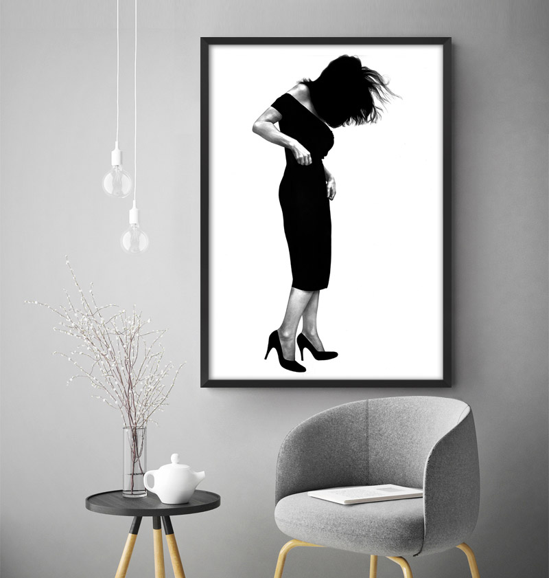 Robert Longo Men In The Cities Gretchen Painting Poster Print Home Decor Framed Or Unframed Photopaper Material