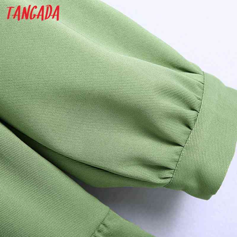Women Chic Fashion Solid Ruffled Shirt Dress Long Sleeve Female Short Dresses Vestidos Mujer BE395 210416