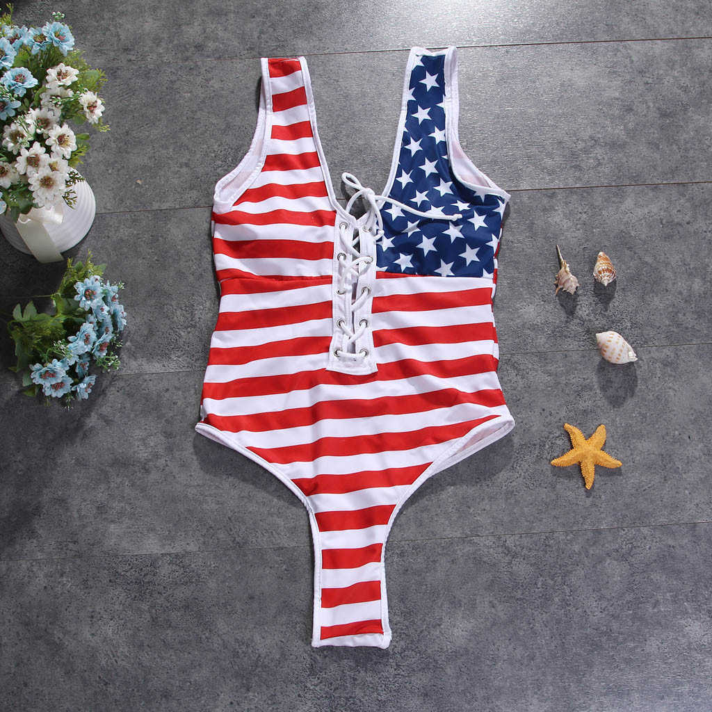 Women Sexy American Flag Print Loose 4th Of July One Piece Beach Bodysuit Swimwear Monokini Bikini Bathing Suits For Girls Y0820, White;black
Women Sexy American Flag Print Loose 4th Of July One Piece Beach Bodysuit Swimwear Monokini Bikini Bathing Suits For Girls Y0820, White;black