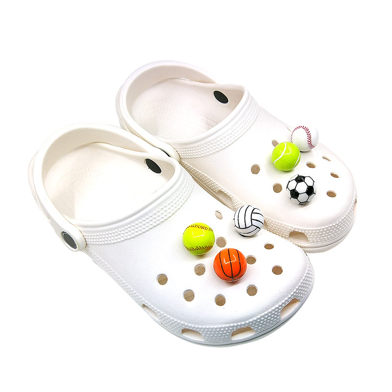 3D Sports Ball Croc Charms Plastic Shoe Charm Decoration Buckle Accessories Pvc Jibitz Clog Buttons Pins
3D Sports Ball Croc Charms Plastic Shoe Charm Decoration Buckle Accessories Pvc Jibitz Clog Buttons Pins