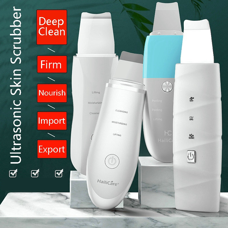 Ultrasonic Skin Scrubber Deep Face Cleaning Machine Vibration Peeling Shovel Facial Pore Cleaner SkinScrubber Lift Machines DH0969
Ultrasonic Skin Scrubber Deep Face Cleaning Machine Vibration Peeling Shovel Facial Pore Cleaner SkinScrubber Lift Machines DH0969