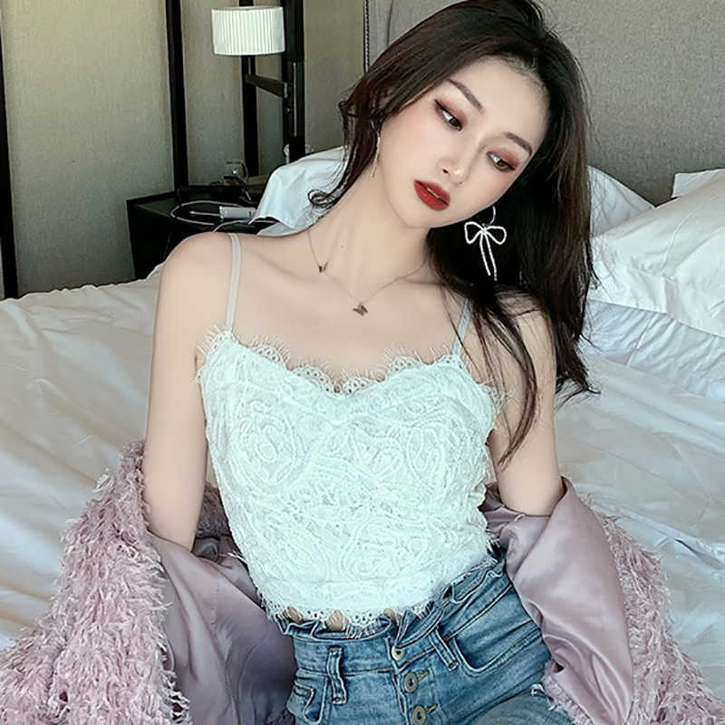 Shintimes Floral Lace Camis Short Sexy Club White Tank Top Women Black Camisole Summer Tops Backless Korean Fashion Clothes 210615
Shintimes Floral Lace Camis Short Sexy Club White Tank Top Women Black Camisole Summer Tops Backless Korean Fashion Clothes 210615