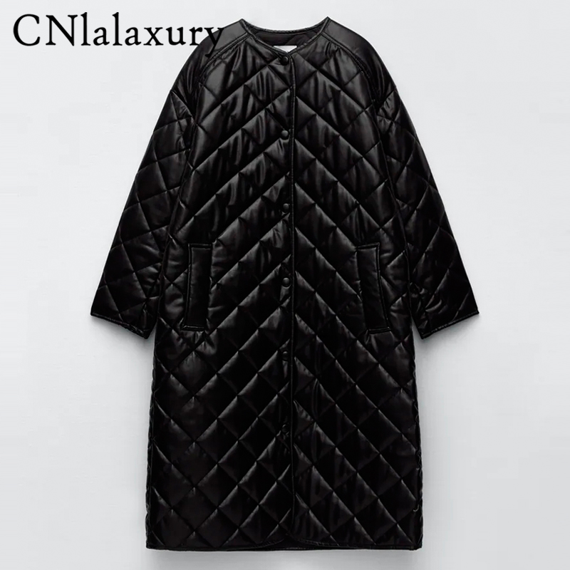 CNlalaxury 2021 Winter Vintage Warm Bla Leather Coat Female Casual Loose Streetwear Long Sleeve Parkas Midi Outwear Jaet, Black
CNlalaxury 2021 Winter Vintage Warm Bla Leather Coat Female Casual Loose Streetwear Long Sleeve Parkas Midi Outwear Jaet, Black