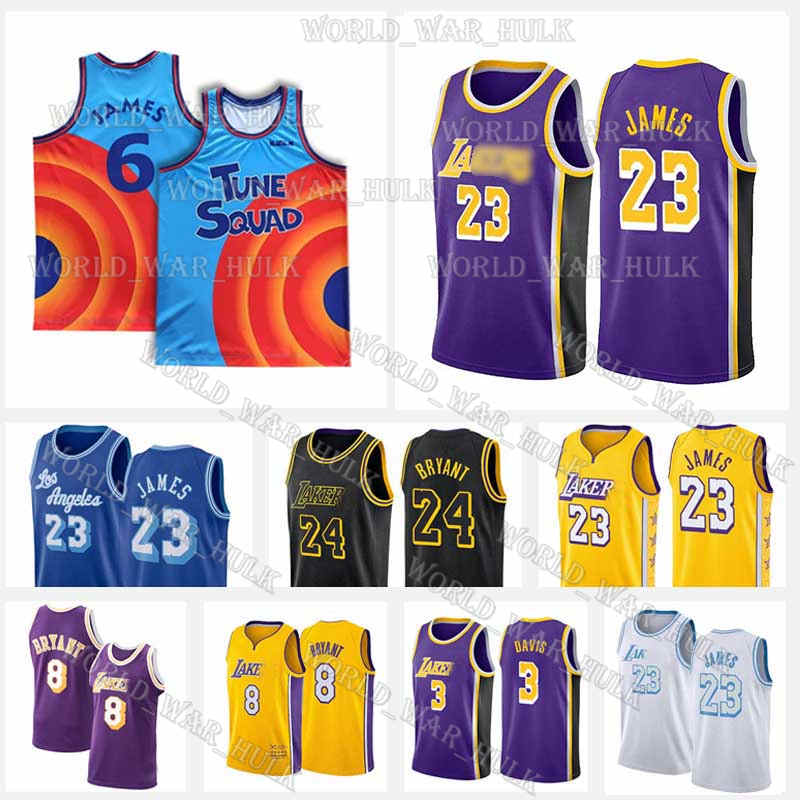 2021 New Los Angeles Lakers Kobe 24 8 Bryant LeBron 23 James Black Mamba Anthony 3 Davis Alex Caruso Movie Space Jam Tune Squad, Blue;black
2021 New Los Angeles Lakers Kobe 24 8 Bryant LeBron 23 James Black Mamba Anthony 3 Davis Alex Caruso Movie Space Jam Tune Squad, Blue;black