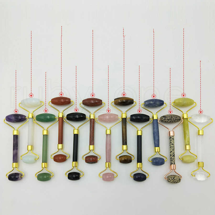 Natural Facial Beauty Massage Tool Jade Roller Face Shaper Massager Relaxation Tools Face Massager Jade Roller Wholesale