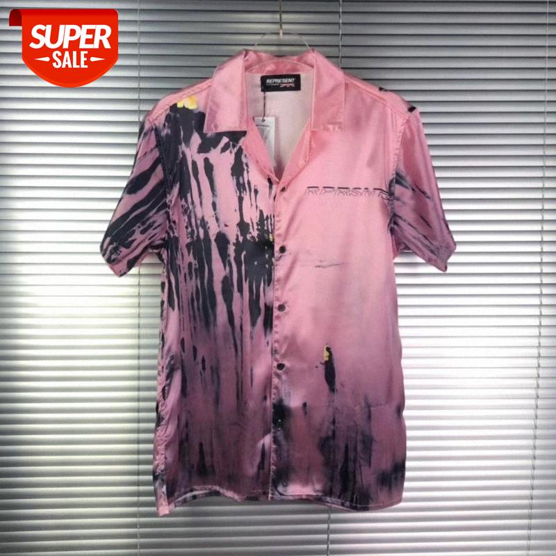 Street short-sleeved shirt rouge powder rendering silk satin #s66f, White;black
Street short-sleeved shirt rouge powder rendering silk satin #s66f, White;black