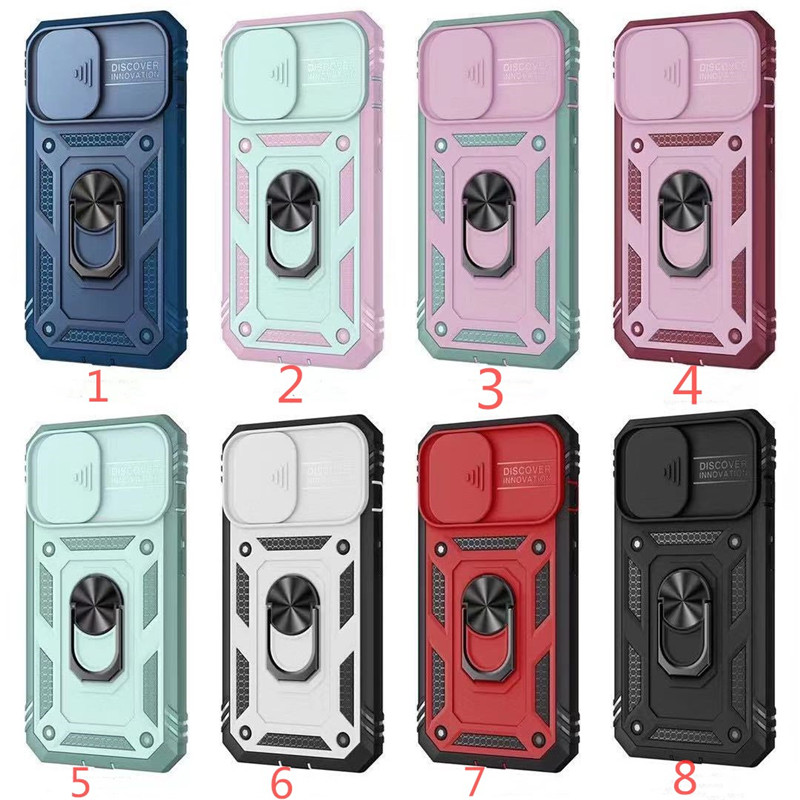Slide Window Lens Protector Kickstand Ring Holder Hybrid Cases for iPhone 13 12 Pro MAX 11 XS XR Samsung Note 20 Ultra A20S Work with Magnetic Car Mount, Mix color randomly send
Slide Window Lens Protector Kickstand Ring Holder Hybrid Cases for iPhone 13 12 Pro MAX 11 XS XR Samsung Note 20 Ultra A20S Work with Magnetic Car Mount, Mix color randomly send