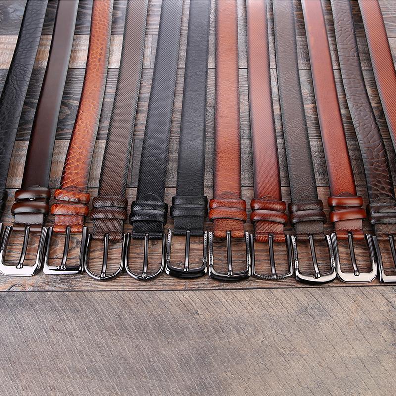 Belts High Quality Business Affairs Casual Alloy Pin Buckle Belt MenJeans RetroWaist 2021 Luxury Fashion Men Leather, Black;brown
Belts High Quality Business Affairs Casual Alloy Pin Buckle Belt MenJeans RetroWaist 2021 Luxury Fashion Men Leather, Black;brown