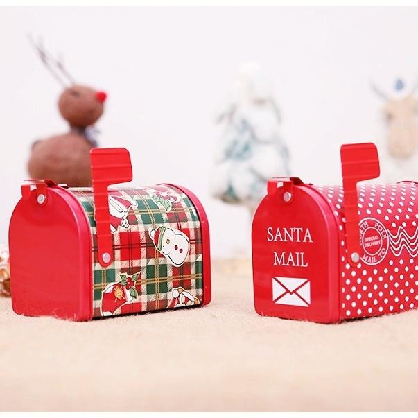 Gift Wrap Christmas Decorations,13cm Mailbox Modeling Iron Candy Packaging Box,Chocolate, Biscuit Storage, Holiday Party Decorations
Gift Wrap Christmas Decorations,13cm Mailbox Modeling Iron Candy Packaging Box,Chocolate, Biscuit Storage, Holiday Party Decorations