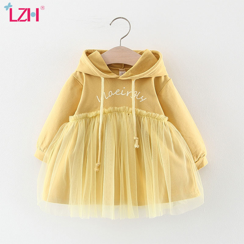 Girl's Dresses LZH Hot Selling Autumn Fashion Sweater Mesh Hooded Long Sleeve Baby Girls Infant Dress Newborn Clothes 0-3 Year 1027, Pink
Girl's Dresses LZH Hot Selling Autumn Fashion Sweater Mesh Hooded Long Sleeve Baby Girls Infant Dress Newborn Clothes 0-3 Year 1027, Pink