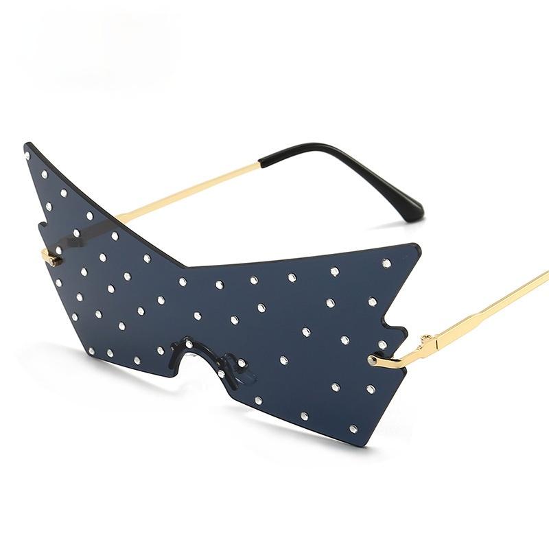 Sunglasses Unique Diamond Butterfly Rimless Women Men Irregular Personalized Gold Sun Glasses Fashion UV400 Oversized Shades
Sunglasses Unique Diamond Butterfly Rimless Women Men Irregular Personalized Gold Sun Glasses Fashion UV400 Oversized Shades