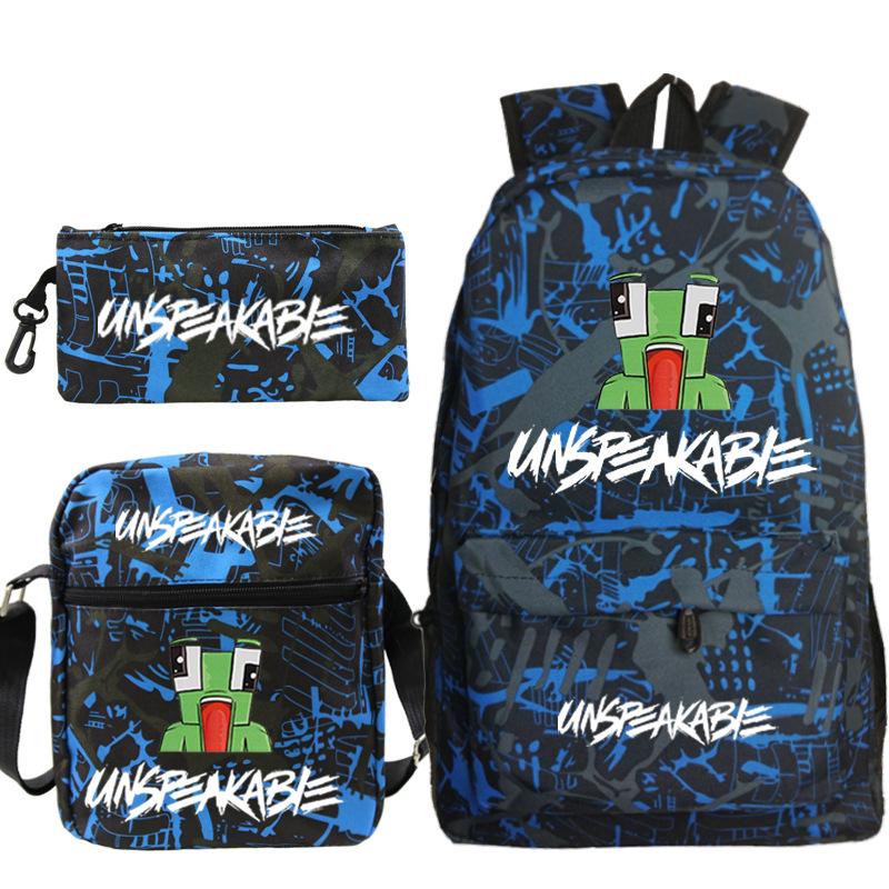 Backpack Mochila 3 Pcs Set UNSPEAKABLE Backpacks Students Plecak Pencil Case Shoulder School Bag Women Men's Travel Knapsack Laptop
Backpack Mochila 3 Pcs Set UNSPEAKABLE Backpacks Students Plecak Pencil Case Shoulder School Bag Women Men's Travel Knapsack Laptop