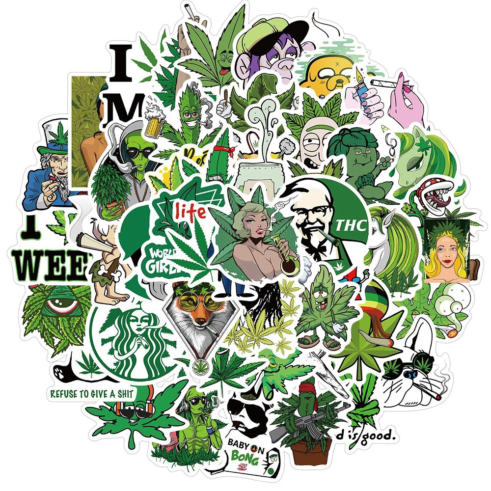 10/30/50PCS Funny Characters Leaves Weed Smoking Graffiti Stickers Bike Travel Luggage Guitar Laptop PVC Waterproof Cool Sticker Car
10/30/50PCS Funny Characters Leaves Weed Smoking Graffiti Stickers Bike Travel Luggage Guitar Laptop PVC Waterproof Cool Sticker Car