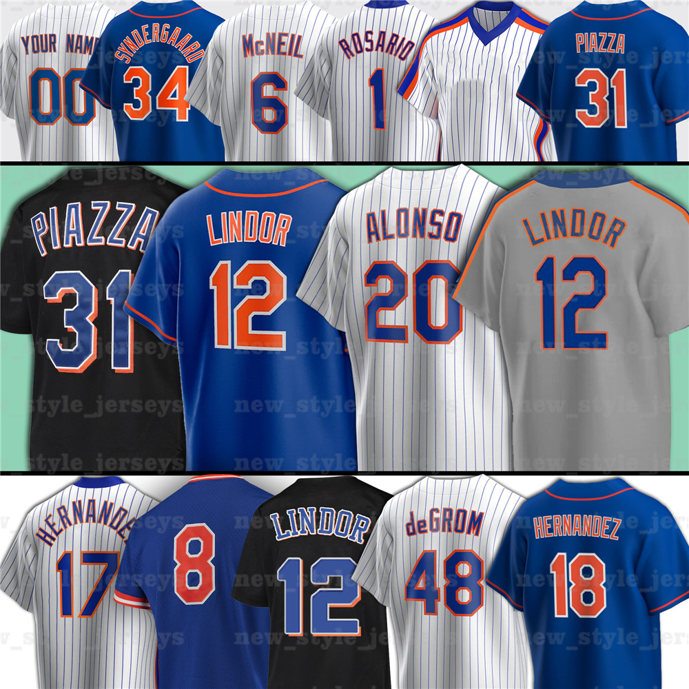 12 Francisco Lindor 20 Pete Alonso Baseball Jersey Men 48 Jacob deGrom New Keith Hernandez York Mike Piazza JEFF MCNEIL Mets B4, Blue;black
12 Francisco Lindor 20 Pete Alonso Baseball Jersey Men 48 Jacob deGrom New Keith Hernandez York Mike Piazza JEFF MCNEIL Mets B4, Blue;black